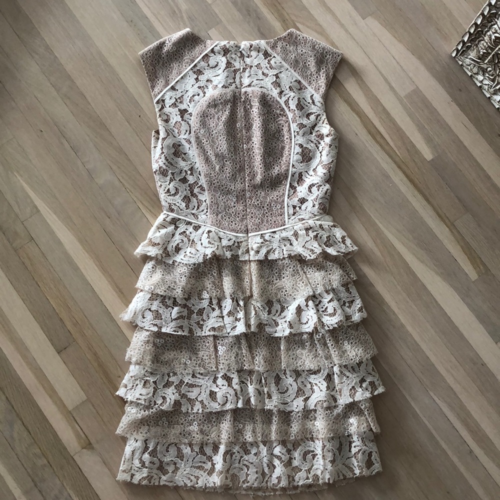BCBG Lace Tiered Dress - Picture 6 of 8